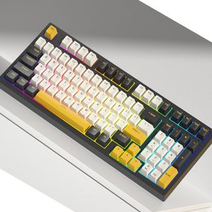 Bàn phím cơ học có dây chuyên nghiệp bán buôn, nhiều màu sắc, 97 phím, tuổi thọ cao 50 triệu lần nhấn, dùng cho PC và Laptop - Product Image 3