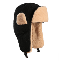 Gorro Ushanka Térmico Personalizado QJ OEM, Gorro de Invierno Cálido de Alta Calidad para Ciclismo al Aire Libre, Gorro Trapper con Orejeras a Prueba de Viento para Hombre