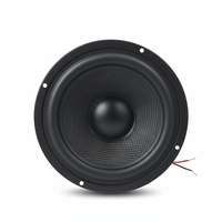 Untuk Speaker Bass Midrange 6.5 Inci 4 Ohm 100W Woofer Serat Kaca Kabinet Logam Loudspeaker Audio Hifi DIY Home Theater