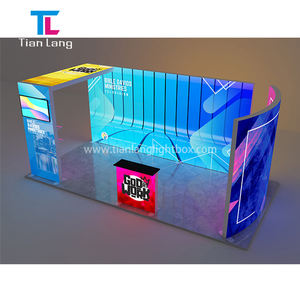 TianLang 10s Asamblea Pop up Caja de luz Pantalla Marco de aluminio Forma rectangular para Feria Comercial SEG o cabina de exposición - Product Image 1
