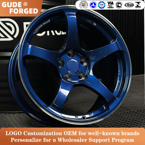 Jantes en alliage d'aluminium forgé GUDE, neuves, 18/19/20 pouces, finition chromée, 20 mm/25 mm ET, compatibles avec EMPOW Mondeo Crown XPEV - Product Image 1