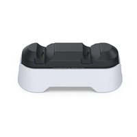 DOBE TP5-1501 plastique ABS double station de charge rapide pour PS5 / PS5 Edge Game Controller Support de charge avec indicateur LED