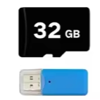 Tarjeta de memoria negra 32G + lector de tarjetas