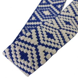 38mm Polyester Jacquard Ribbon Webbing Polyester Cotton Webbing <b>Strap</b> Tape Thick Two Tone Colors for <b>Backpack</b> Belts - Product Image 3