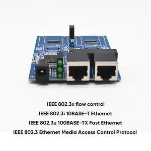 Émetteur-récepteur fibre Gigabit haute vitesse 2*1.25G( SC/LC/ST/FC ) + 2*10/100/1000Mbps RJ45 Enterprise-Grade 6G 16K