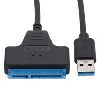 SATA к USB 3,0/2,0 кабель до 6 Гбит/с для 2,5 дюймов внешний жесткий диск SATA Sata 3 22-контактный адаптер USB 3,0 к SATA III шнур