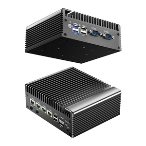 มินิพีซีไร้พัดลม Intel N150 N100 ปี 2026 พร้อมพอร์ต LAN 4x2.5G ชิปประมวลผล i226-V 2*COM DDR4 NVMe ระบบระบายความร้อนที่มีประสิทธิภาพ ไฟร์วอลล์พีซี คอมพิวเตอร์อุตสาหกรรม - Product Image 4