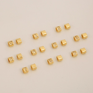 ลูกปัดทอง 18K ชุบทองคำขาว 20 ชิ้น แบบไมโครเพฟ <span class=keywords><strong>หมาย</strong></span><span class=keywords><strong>เลข</strong></span> 0-9 ตัวคั่นทองแดง สำหรับทำเครื่องประดับ DIY สร้อยคอ สร้อยข้อมือ และสายคล้องโทรศัพท์ - Product Image 2