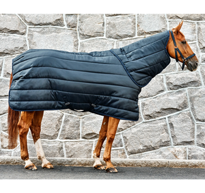 Tapis de cheval durable pour une utilisation stable en hiver avec un rembourrage en coton et une doublure en polaire pour une chaleur et un soin maximum - Product Image 5