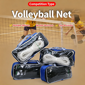 Red de voleibol con bolsa de transporte, tela de malla resistente, hecha en China - Product Image 5