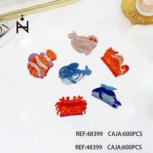 Clip per capelli Ocean Series da 8 cm, accessorio per capelli per donne e ragazze - Product Image 3