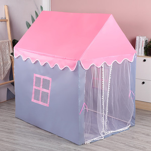 Vente flash : Tente de jeu château de princesse pour bébé, adorable tente de jeu en polyester <span class=keywords><strong>rose</strong></span>, jouet doux pour la maison, <span class=keywords><strong>tipi</strong></span>, MOQ 10 pièces - Product Image 2