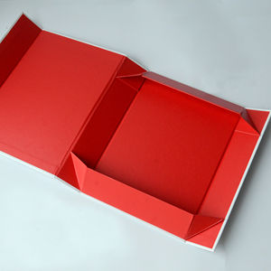 Scatola magnetica pieghevole regalo in cartone con chiusura piatta personalizzata con goffratura opaca e stampa di laminazione lucida - Product Image 4