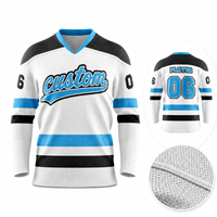 Maillot de hockey sur glace personnalisé par sublimation pour les équipes de club adultes et jeunes, entraînement et matchs, vente au détail, vente en gros et commandes d'équipes