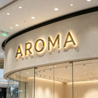 Letrero Luminoso LED 3D con Retroiluminación para Logotipo de Tienda, Letrero Electrónico Personalizado con Letras LED Iluminadas para Negocios