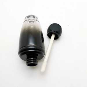 Tube de vernis à lèvres en verre, emballage personnalisé de pièces, bouteille en verre, tube noir clair dégradé de brillant à lèvres - Product Image 3