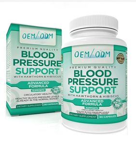 Cápsulas de soporte de presión arterial natural de etiqueta privada Suplemento dietético con vitaminas Salud del corazón - Product Image 1