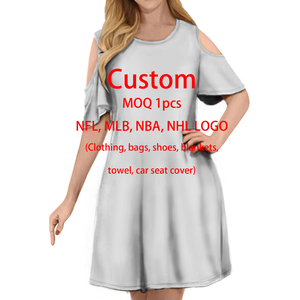 Stile di design <span class=keywords><strong>Sia</strong></span> stampato signora gonna personalizzata Samoa polinesiano tribale Casual Oversize donna abito a maniche corte per tutti i giorni - Product Image 6