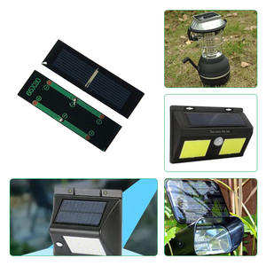 Маленькая поликристаллическая солнечная панель BUHESHUI, 0,5 В, мА, модуль, солнечная батарея, «сделай сам», игрушечная панель, системы, образовательные комплекты, эпоксидная смола 65*20 мм - Product Image 4