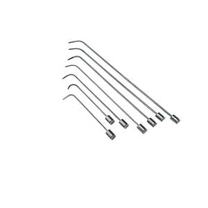 Norelia 7 piezas profesional para Juego de varillas PDR 360 ° giratorio acero blanco herramientas de reparación de abolladuras sin pintura edición 7 equipo de reparación de carrocería - Product Image 3