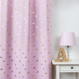 Tenda Magica <span class=keywords><strong>Unicorno</strong></span> Oro e Argento 52x84 per Bagno e Cameretta Bambini, Isolante Termico e Oscurante, Offerta Speciale - Product Image 4