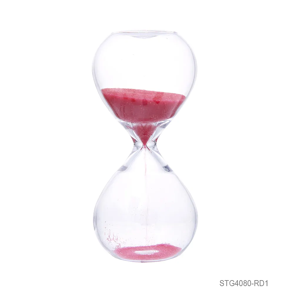 Reloj de mesa con precio al por mayor de fábrica, reloj de arena personalizado, reloj de arena decorativo de 3 minutos, reloj de arena de cristal