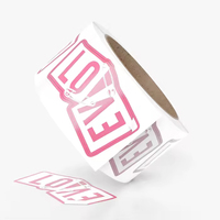 Impression d'étiquettes autocollantes en vinyle papier avec logo personnalisé