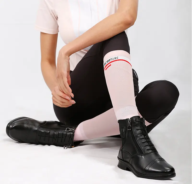 Coolmax meias cavalo unissex, meias longas esportivas para homens e mulheres