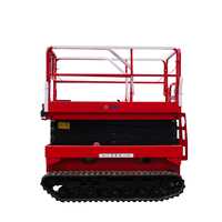 Selbstfahrende Elektrische Raupen-Scherenhebebühne Ferngesteuerte Hydraulische Geländehubplattform