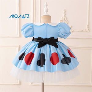 Robe de princesse bleue pour filles MQATZ, nouvelle arrivée, Alice au <span class=keywords><strong>pays</strong></span> <span class=keywords><strong>des</strong></span> <span class=keywords><strong>merveilles</strong></span>, costume de cosplay pour petites princesses - Product Image 2
