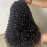 Pelucas vietnamitas SDD Double Drown cutícula alineada Raw Pixie Wave, pelucas de cabello humano transparente, pelucas delanteras de encaje Full HD sin pegamento