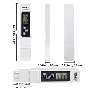 Item EC-A1 3 In 1 Portable Pen Type High Precise Electrode Digital TDS Meter Or TDS EC Meter For Water