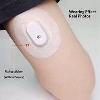 Yuanze YZJM-HC07 Patch adhésif fixe dynamique moulé par injection avec fente pour carte, anti-chute, plus stable pour la surveillance continue du glucose