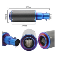 51mm moto échappement modifié Motocross silencieux d'échappement DB tueur silencieux d'échappement