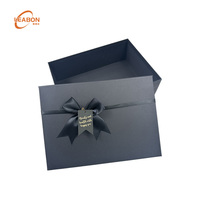 Nouvelle Boîte Cadeau Rigide Personnalisée en Carton 2026 avec Gaufrage UV, Ruban Doré et Emballage Recyclé pour Parfum, Rouge à Lèvres et Soins de la Peau