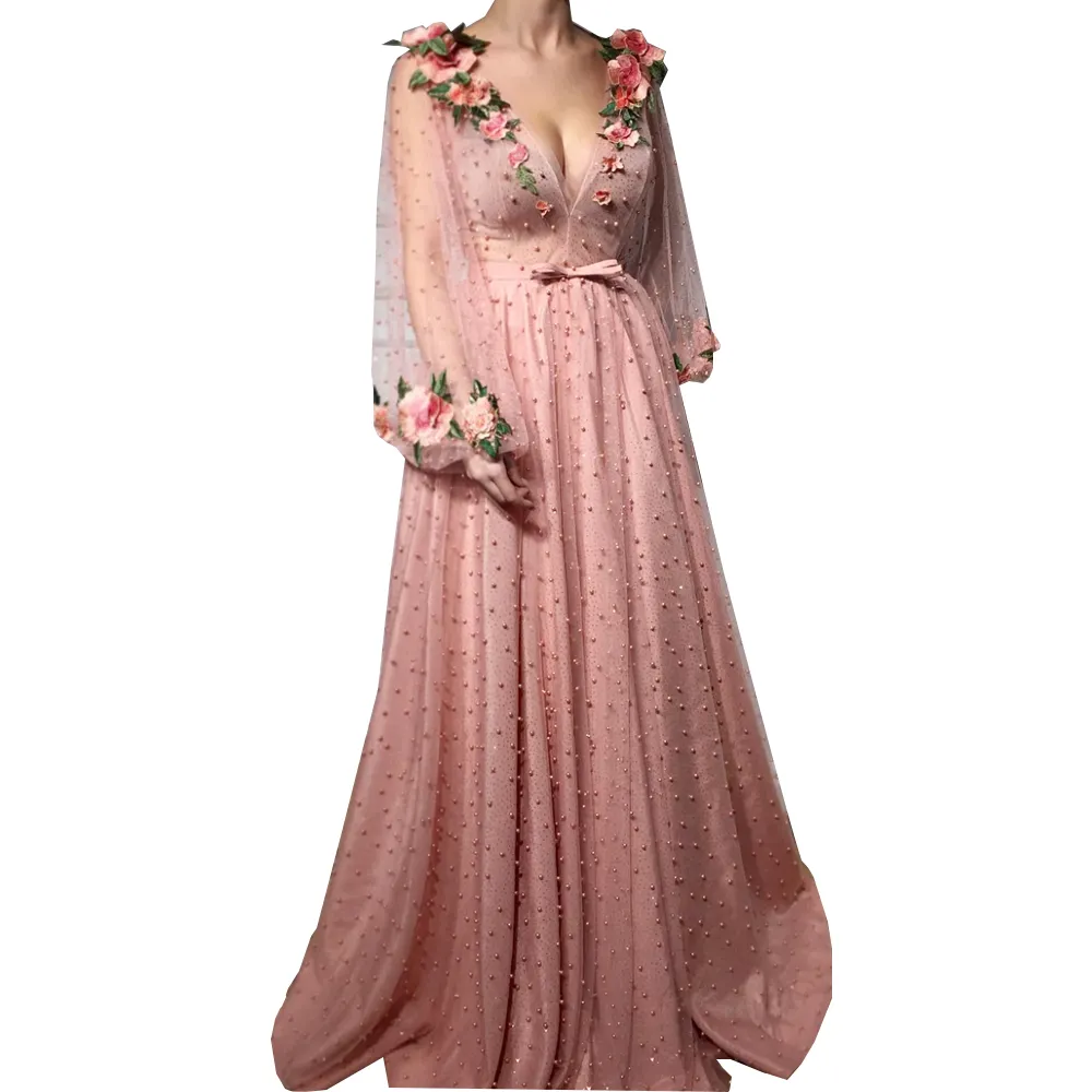 Colorful Chiffon Formal Dresses Long Party Evening Gown