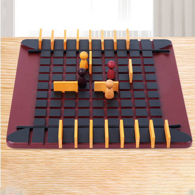 High Quality Durable Wooden 2 Player Battle Board Game Educational Logic Training Toy Children Cognitive Enhancement Cartoon
