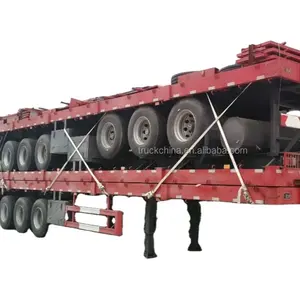 Trung Quốc Nhà máy giá rẻ Giá 3 trục 4 trục 60T 80T 50cbm phía sau xe tải Trailer Trailer bán để bán