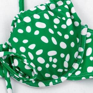 ชุดว่ายน้ำโครเชต์สีสันสดใสแบบใหม่ ระบายอากาศได้ดี ทรงเว้า ไร้แขน ผ้าพิมพ์ลายสีพื้น ชุดคลุมชายหาด ชุดว่ายน้ำผู้หญิงแบบชิ้นเดียว - Product Image 2