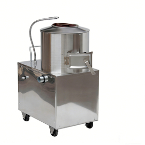 Pelador de Patatas Comercial de Acero Inoxidable, Lavador de Verduras Eléctrico, Máquina Peladora de Patatas para Restaurante o Cantina - Product Image 1