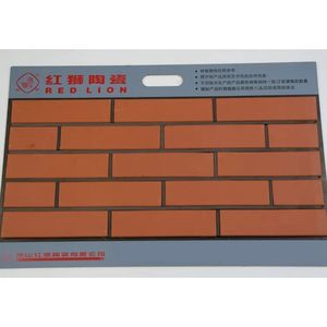 Bên ngoài xây dựng tường trang trí mỏng rắn đất sét đỏ gạch ốp Bảng điều khiển cho cấu trúc prefab - Product Image 4
