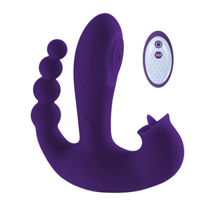 Golpeando <span class=keywords><strong>la</strong></span> <span class=keywords><strong>lengua</strong></span>, vibrador masturbador femenino pellizco <span class=keywords><strong>de</strong></span> tres puntos punto G clítoris patio trasero juguete sexual - Product Image 1