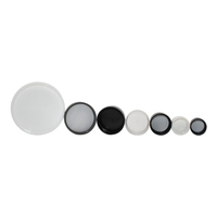 Capuchon de bouteille en plastique transparent, créateur, nouveau design, personnalisé, couvercle de bouteille, vis ronde, couvercles en plastique, capuchon à vis, 63mm