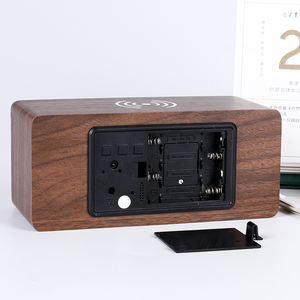 Nuevo Reloj Despertador Digital de Madera para Niños, Producto Más Vendido, Cargador Inalámbrico LED Qi para <span class=keywords><strong>Teléfono</strong></span> Móvil - Product Image 5