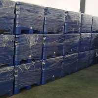 Boîte de stockage isolée en plastique rotomoulé de 1000 litres, bacs, conteneur de transport de poissons vivants