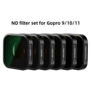 Filtro Polarizador CPL ND8 ND16 ND32 ND64 ND1000 para Cámara Deportiva, Filtro Polarizador para Lentes de Cámara <span class=keywords><strong>GoPro</strong></span> <span class=keywords><strong>Hero</strong></span> 12 <span class=keywords><strong>11</strong></span> 10 9, Kits de Filtros ND - Product Image 2