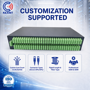 KEXINT 1x64 SC/APC Glasfaser-PLC-Splitter 2U 19-Zoll-Rack-Montage ODF-Patchpanel für FTTH & Rechenzentrum-Verteilung - Product Image 6