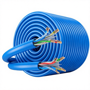 Cable de Red Ethernet LAN de Alta Flexibilidad de 23 AWG y 305 m del Fabricante Chino, 8p8c, Seis Cables, Cat6, CAT6A, RJ45, BC, CCA, PVC, Personalizado - Product Image 1