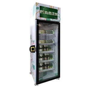 자판기 판매 준비 식사를위한 24 시간 셀프 서비스 신용 카드 지불 기계