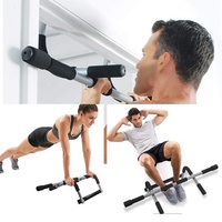 Barra de Dominadas para Puerta y Correas de Suspensión para Gimnasio en Casa, Sistema de Ejercicio de Acero para Dominadas